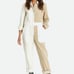 Brixton Women’s Mersey Corduroy Coveralls in Dove Vanilla Sz S