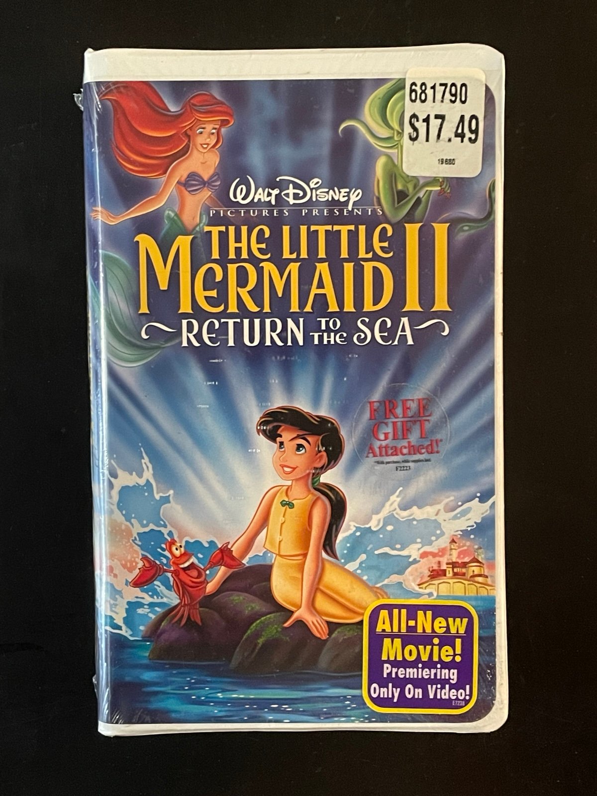 The Little Mermaid 2: Return to the Sea VHS Sealed (Disney, 2000)