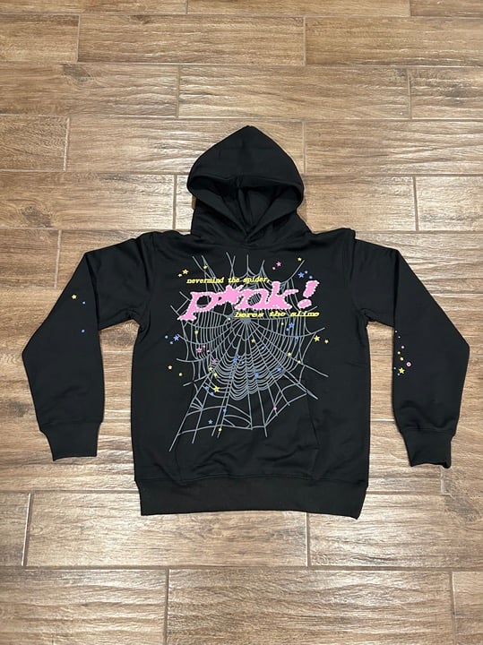 Spider Black Hoodie (Size Medium)