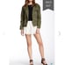 PJK andrew ivory lace high waist shorts