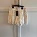 PJK andrew ivory lace high waist shorts