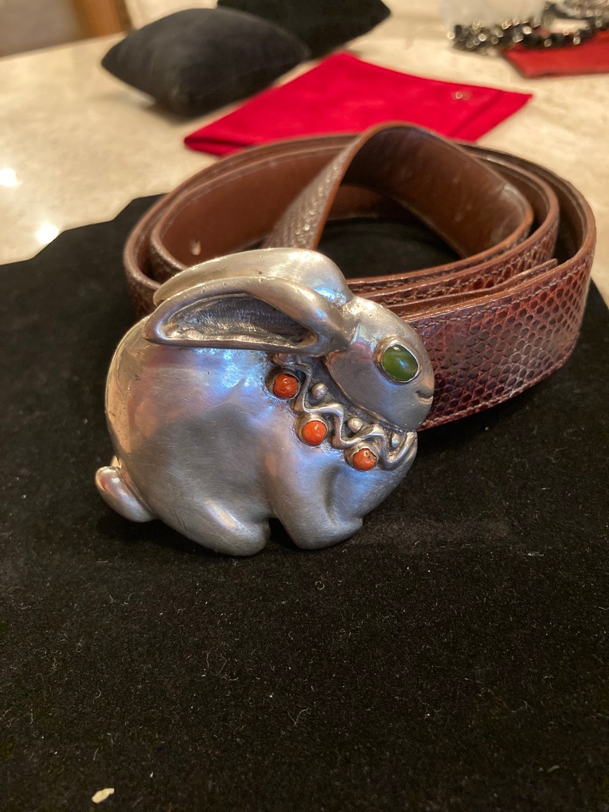 Sterling silver Brenda Schoenfeld belt