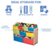 Deluxe Multi-Bin Toy Organizer with Storage Bins, Greenguard Gold-#dhytt