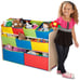 Deluxe Multi-Bin Toy Organizer with Storage Bins, Greenguard Gold-#dhytt
