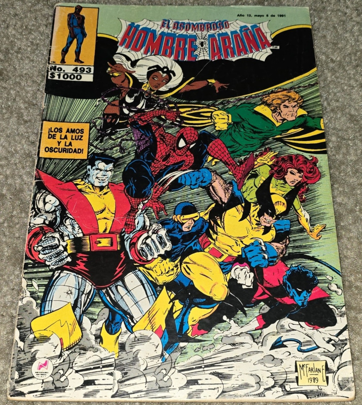 1 Rare VHTF Marvel Tales Spider-man 235 MX Hombre Araña 493 Variant McFarlane