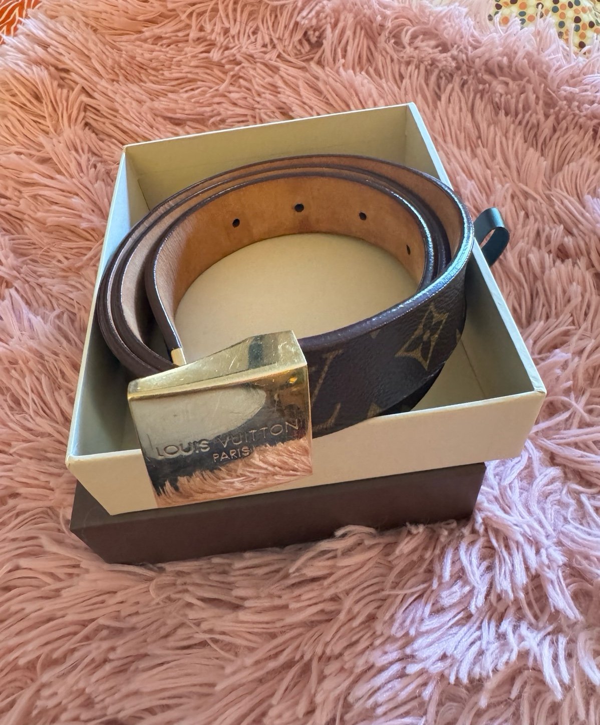 Louis Vuitton monogram belt!!! AUTHENTIC!