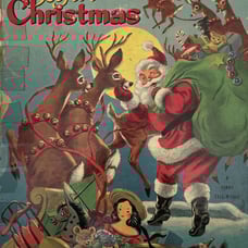 Vintage Night Before Christmas Book By Whitman A-Giant Tell-A-Tale Copyright1957