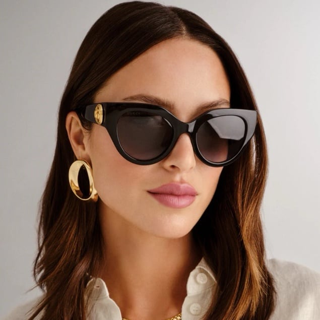 Gucci Black Sunglasses GG0957S black frame with brown lenses, NWT