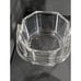 Vintage Lucite Acrylic Octagon Ice Bucket with Lid Retro