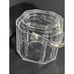 Vintage Lucite Acrylic Octagon Ice Bucket with Lid Retro