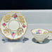 Vintage Cherry China Teacup Saucer Edelstein Bavaria Germany
