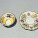 Vintage Cherry China Teacup Saucer Edelstein Bavaria Germany