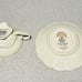 Vintage Cherry China Teacup Saucer Edelstein Bavaria Germany