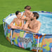 New Easy Setup 10 ft. x 26 in. Round Above Ground Kiddie Pool Multicolor
