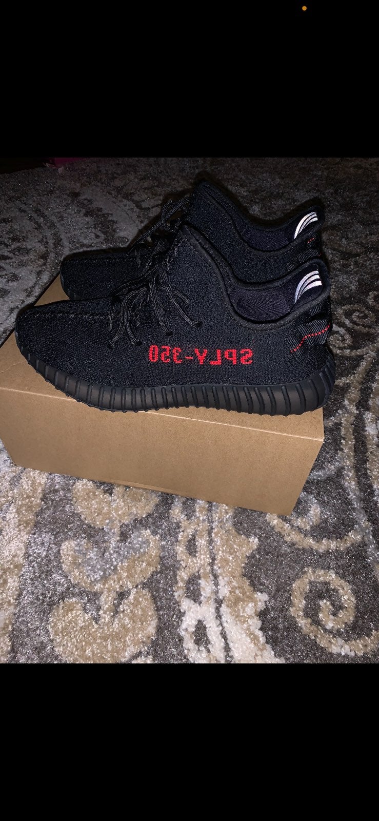 Yeezy Adidas Boost 350 V2 in Core Black/