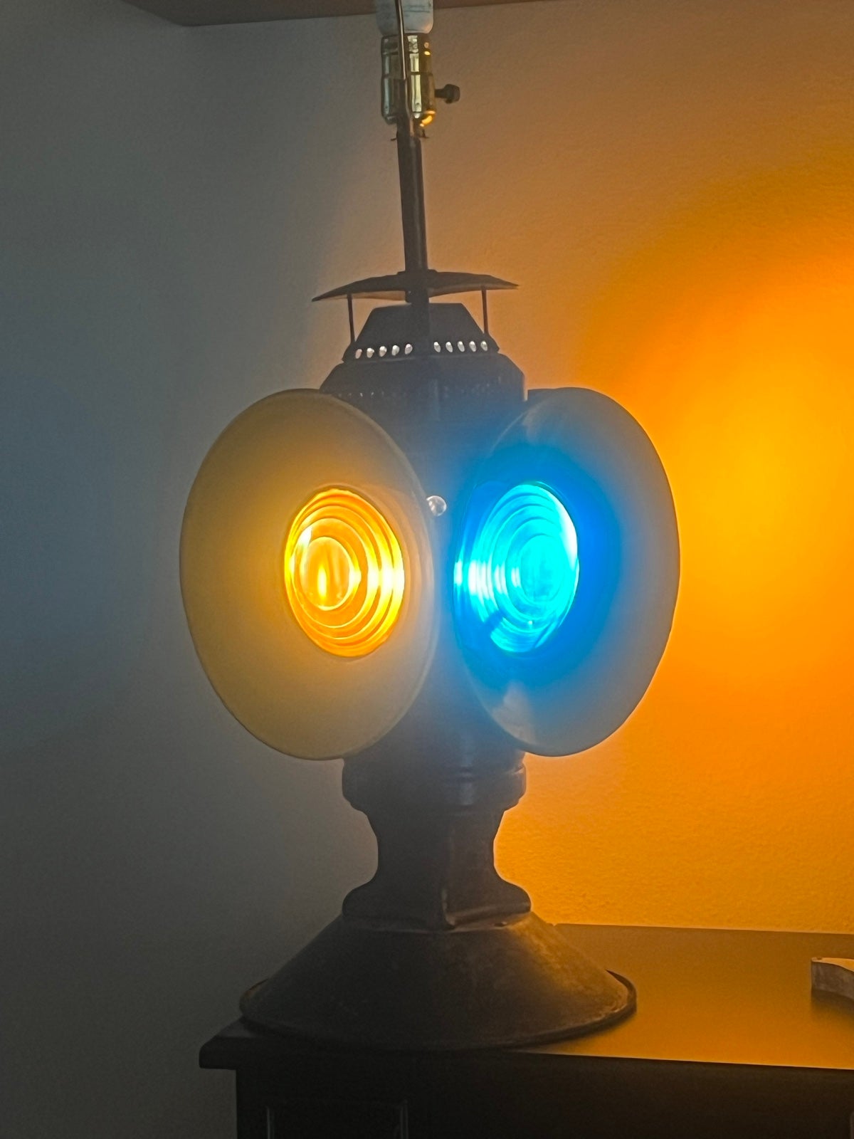 Vintage Train light lamp