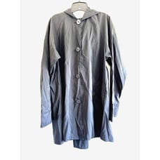 Maralyce Ferree Scarborough Maine Black Woman's Rain Jacket Size S High Low