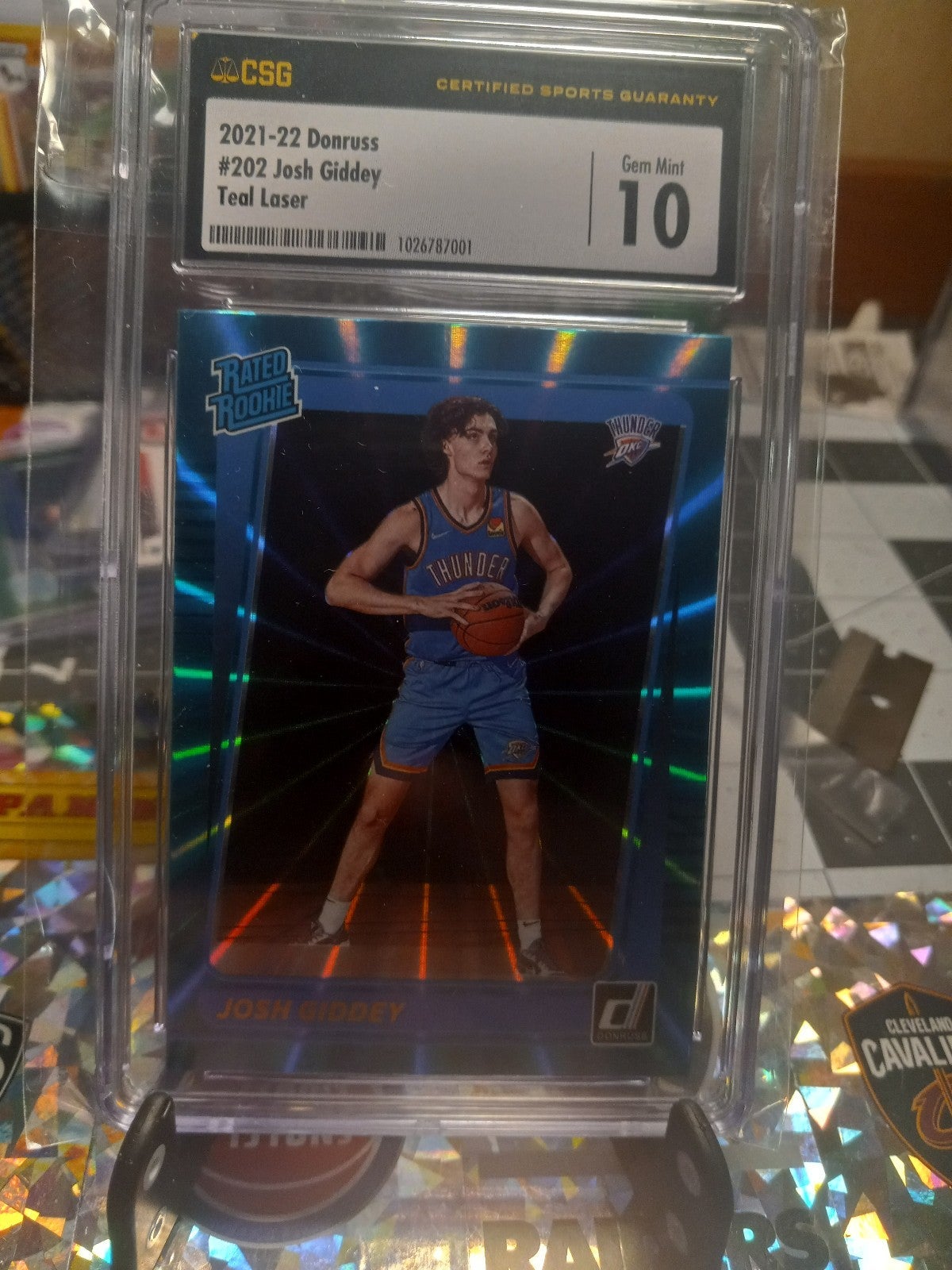 CSG 10 Josh Giddey Teal Laser Low Pop