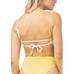 L*Space Ringo Bikini Top in White Yellow Size Small NWT Adjustable