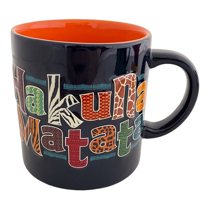 Disney Parks Hakuna Matata The Lion King Graphics Silhouettes Timon Pumbaa Mug