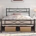 Metal Full Size Bed Frame, Platform Bed Frame, Mattress Foundation | SALE