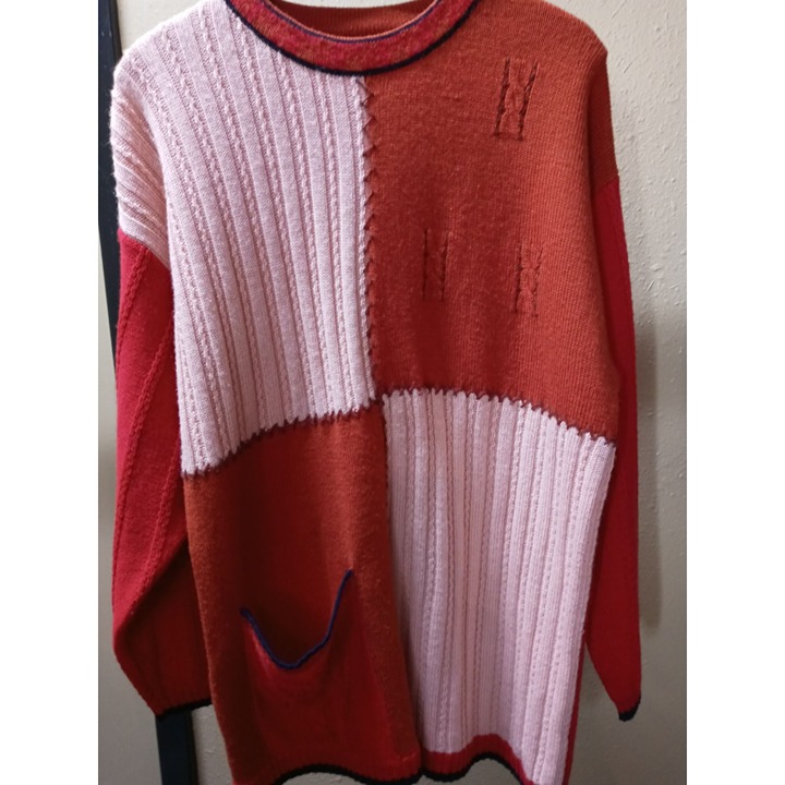 Barden wool mix vintage long sleeve sweater