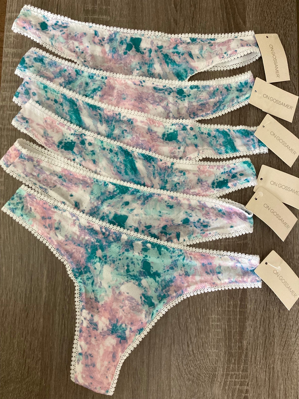 On Gossamer NWT bundle of 6 thongs size S/M
