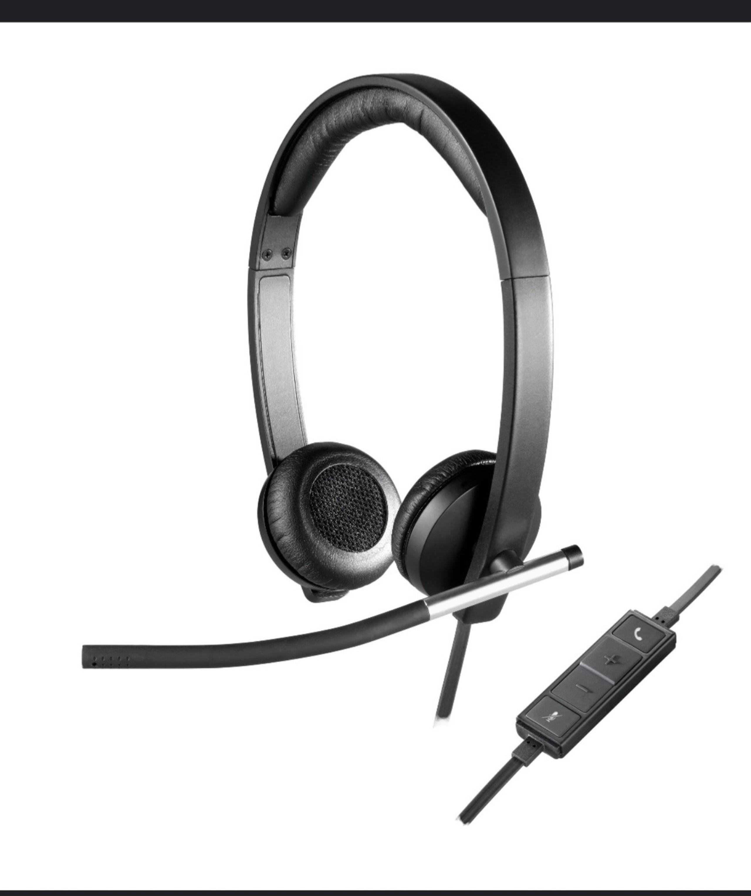 Brand new logitech USB Profession noise canceling headset H650e
