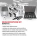 Drum Mic Kit 7 Piece Drumset Wired Dynamic Microphone Tom/Snare DM 7ACC SLV