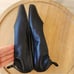 Eileen Fisher Naomi Nappa black leather ballet flats size 7.5