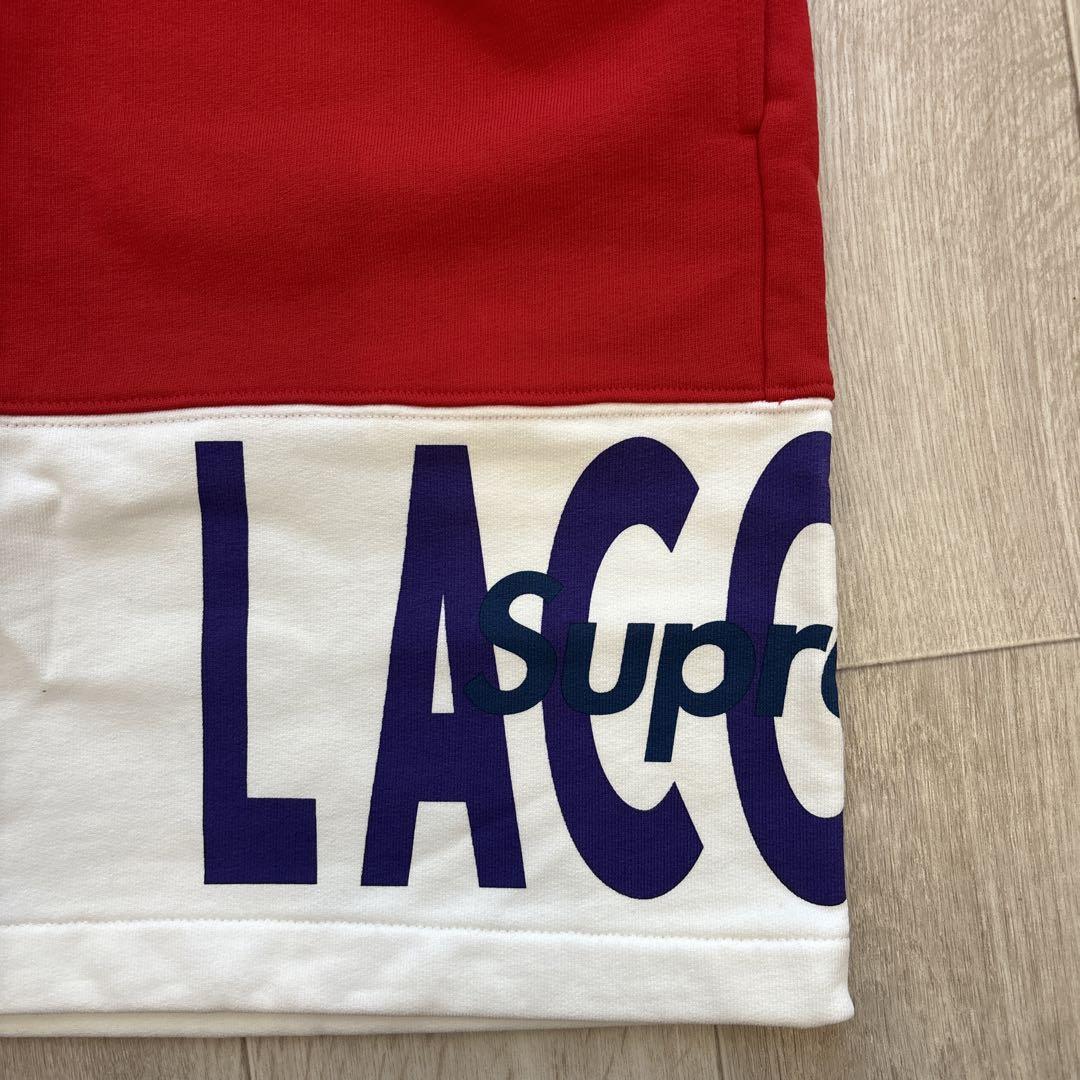 Supreme LACOSTE Logo Panel Sweatshort Casual shorts