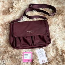 Kate Spade Messenger Bag Burgundy