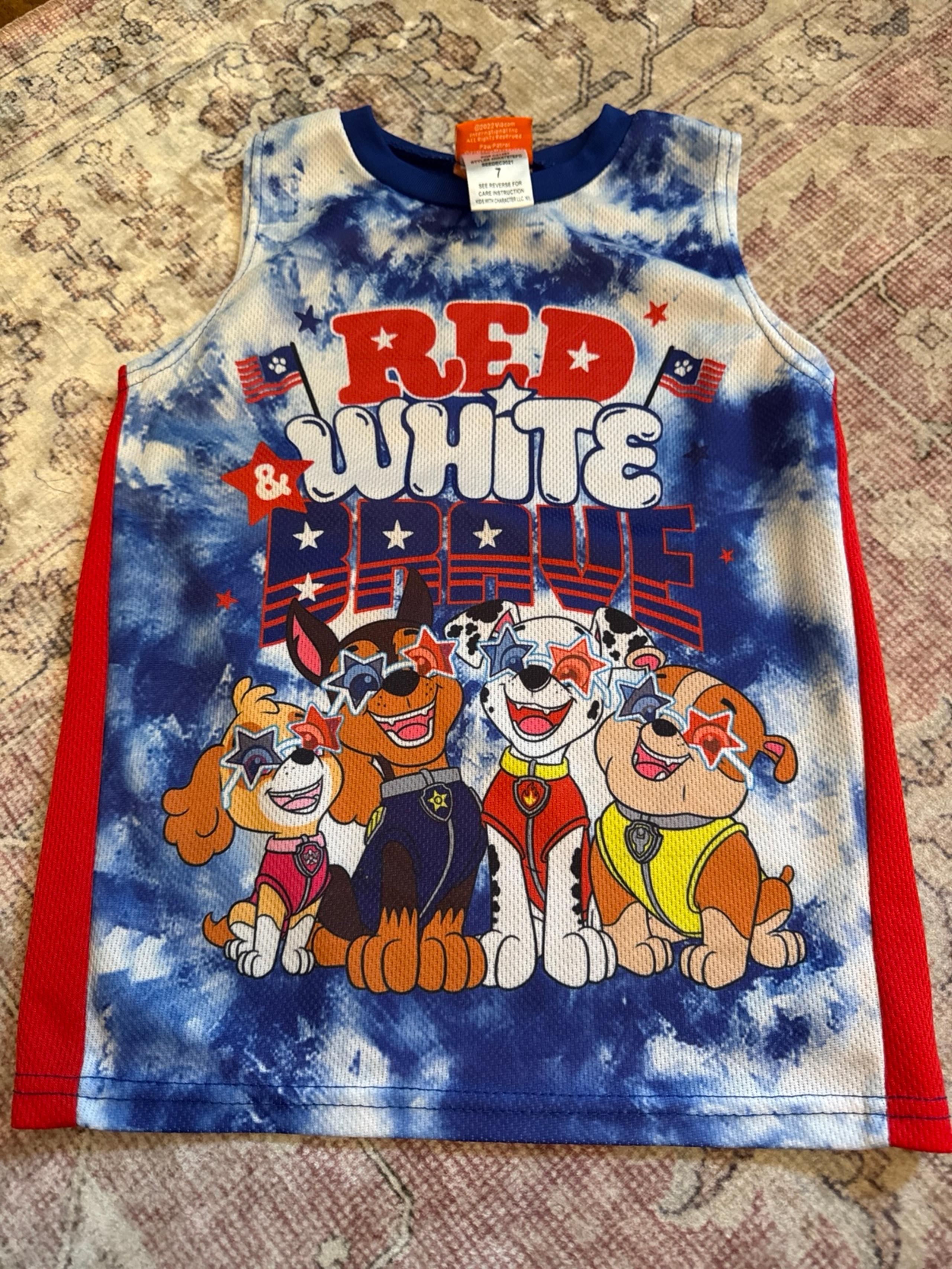 Paw Patrol America shirt 4th July 7