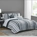 NEW KING SIZE 10 Piece Bed in a Bag Comforter Bedding Sheets 3 Decorative Pillow