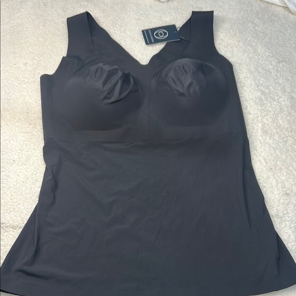 NWT - Evelyn & Bobbie Defy Bra Black Tank Size XL