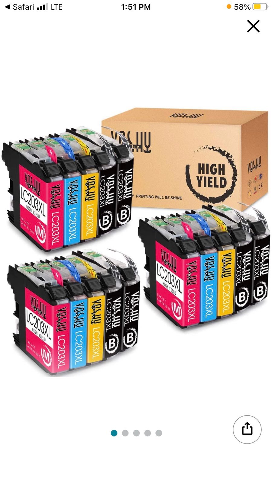 Voshy ink cartrages 15 pack