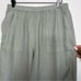 Mary Lawless Lee x Splendid Linen Wide Leg Pant Large Green Casual Resort Summer