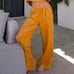 Mary Lawless Lee x Splendid Linen Wide Leg Pant Large Green Casual Resort Summer