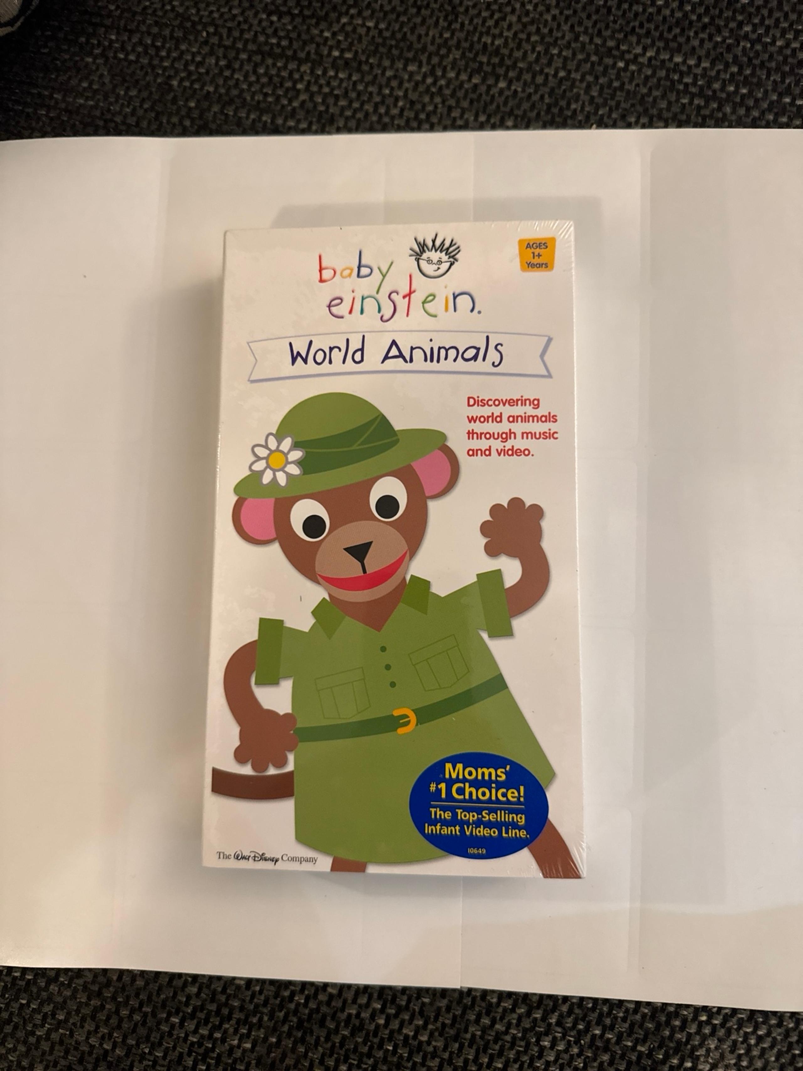 Baby Einstein : World Animals - Factory Sealed - VHS - Zero Shelf wear