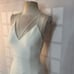 Misha White Sleeveless V-Neck Crisscross Back Cocktail Bodycon Mini Dress Size 0