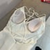 Misha White Sleeveless V-Neck Crisscross Back Cocktail Bodycon Mini Dress Size 0