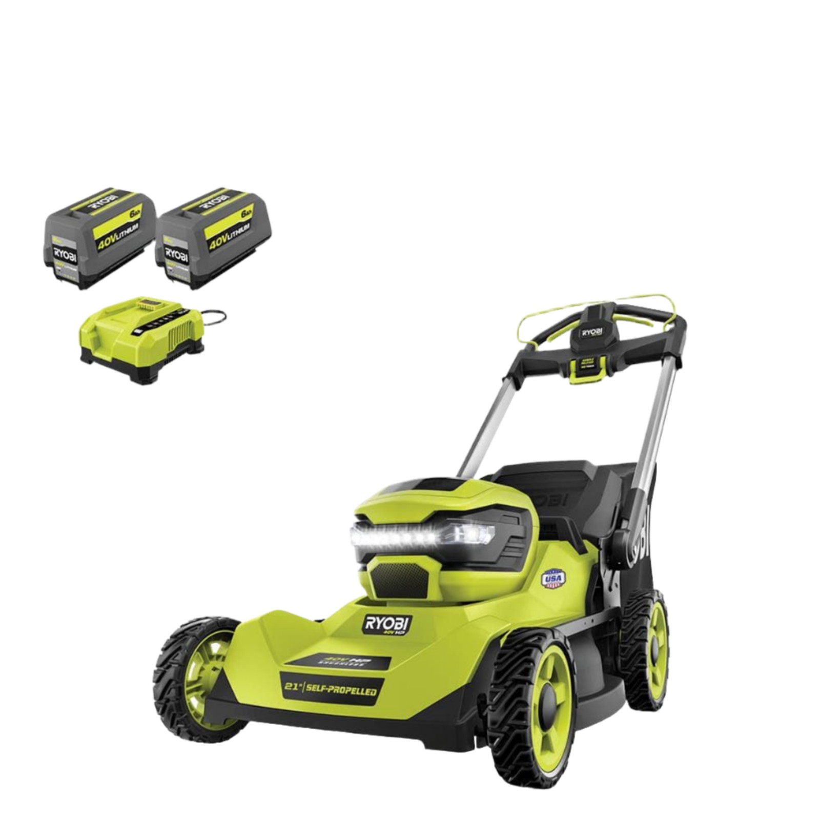 RYOBI 40V HP Brushless 21 in. Behind Self-Propelled Lawn Mower (TOOL ONLY)