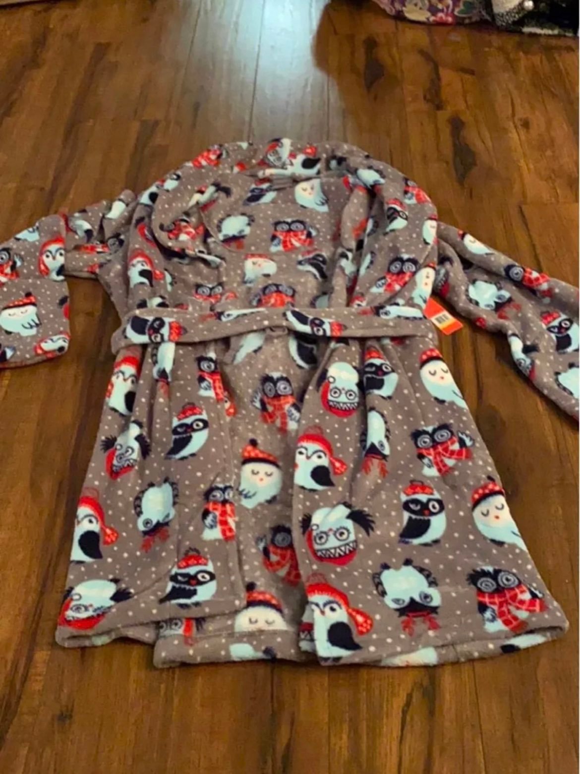 Jammies by hip style owl super soft robe