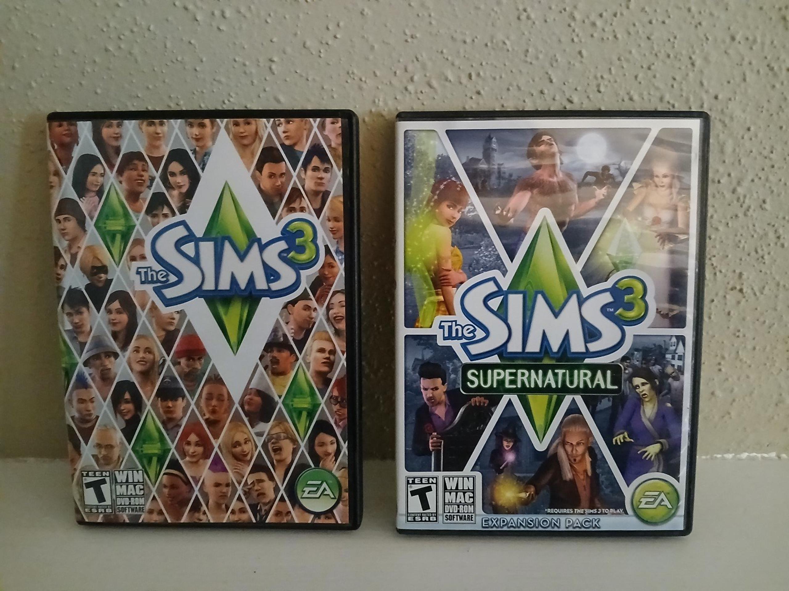 The Sims 3 and The Sims 3 Supernatural expansion pack