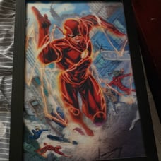 The Flash 3D poster frame