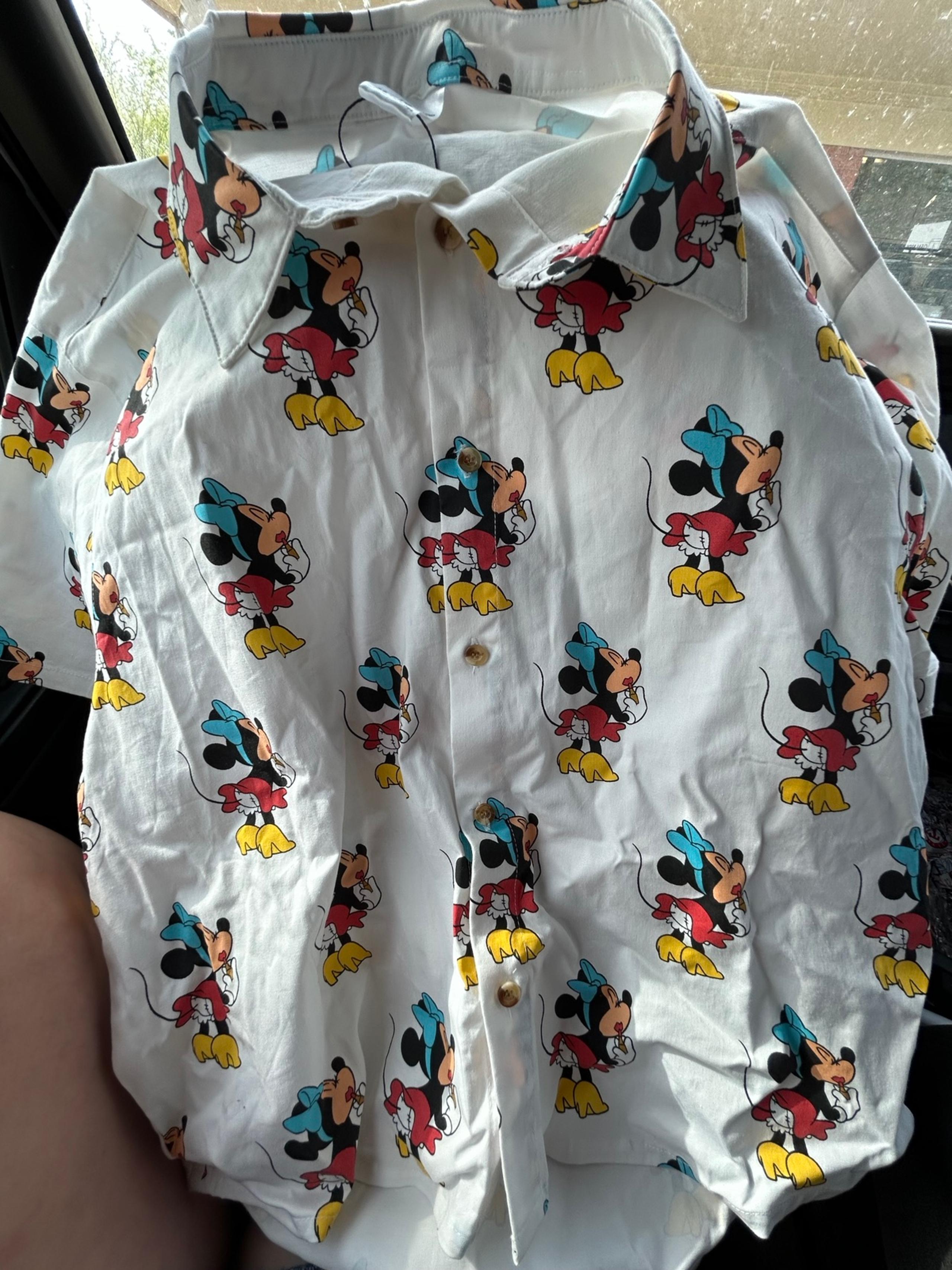 Disney Minnie Mouse Crop Button Up