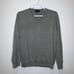 Brooks Brothers Men's XL Grey 100% Supima Cotton V-Neck Pullover Sweater