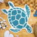 Sea Turtle Bathroom Rug Beach Bathroom Mats Rugs No Silp 26 x 24 Inch