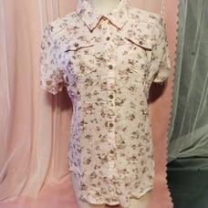 Liz Lisa Floral Lace Blouse Top Size Small Y2K Jfashion Harajuku Lolita Coquette