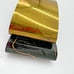 Vintage Black Marble and Brass Rocker Ink Blotter
